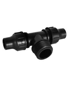 Tee male threaded 16x1"x16 PN 6