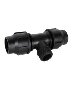 Tee male threaded 32x1"x32 PN 6