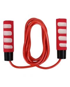 Skipping rope rubber red