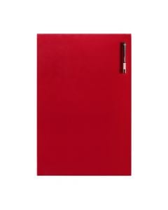 Magnetic galss board 40x60 red