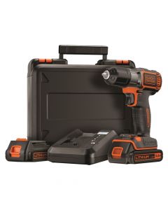 Cordless drill with battery, Black&Decker, 14.4 V, 650 rpm