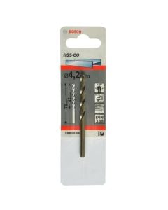 Metal drill bit, Bosch, HSS-Cobalt, 4.2x43x75 mm