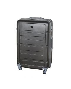 Travel bag, with wheels, 54x36x20 cm, green/gray