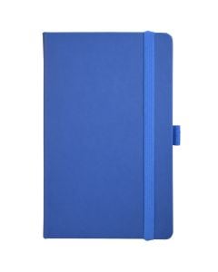 Bllok me llastik,A5 13x21cm, 96faqe, imitim lekure, me kuti Kuqe/blu