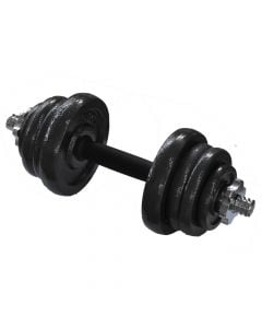 Dumbbell, weight 11.5 kg, me 8 elements, 2x0.5, 2x1, 2X1.75, 2x2.5 kg