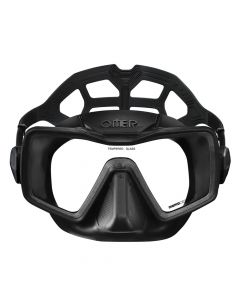 Mask for diving Apnea, Omer, 110 cm3, black silicone