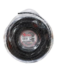 Grass trimmer line, Vortex, 4.2 mm x 21 m, spiral, black