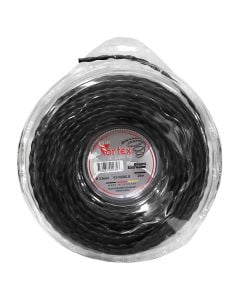 Fije për prerëse bari, Vortex, 3.9 mm x 26 m, spirale, e zezë
