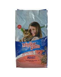 Ushqim për mace, Miglior Gatto, me salmon, 2 kg
