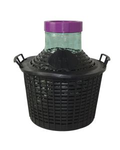 Glass Decanter 10 L with plastic knitting R