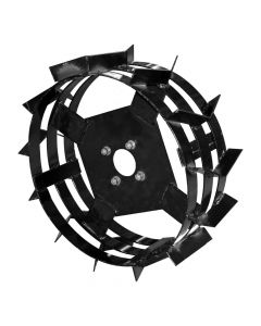 Metal wheels for tilling machines