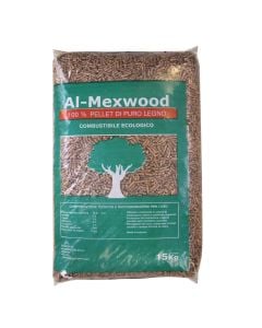 Pellet sack, 15 kg, 6 mm, calorific value 16.6/4.61 kWh/kg