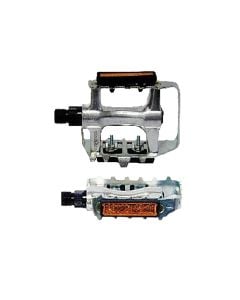 MTB pedals, Ototop, with safety reflectors, Aluminium