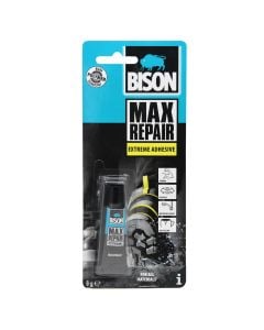 Ngjitës universal, Bison, Max repair, 8 gr, transparent