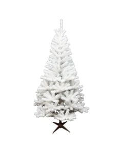New Year tree, plastic, white color (rainbow), 210 cm