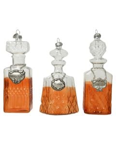 Objekt dekorues me varje, Whiskey, qelq, L6.3 x W6.3 x H12.3 cm