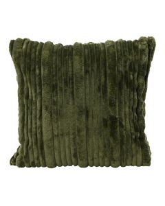 Jastek dekorativ, poliester ngjyre jeshile, 45 x 45 x H10 cm