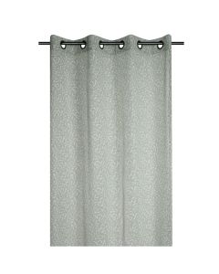 Heidi net curtain with rings , 100% cotton, light green/sage, 140x260 cm