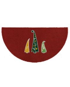 Smat Natale doormat, nylon/vinyl polyester, red, assorted design, 40x75 cm