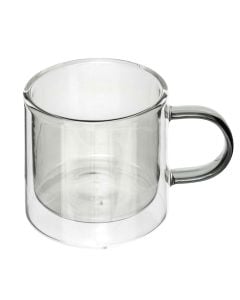 Cup, glass, transparent, 25 cc / Dia. 8 x H. 8.5 cm