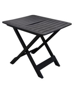 Folding table, TEVERE, PP, 79x72x70 cm, anthracite color