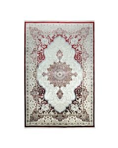 Tapet Bamboo, pambuk/poliestër, vishnje/krem, 160x230 cm