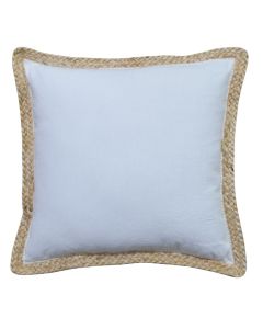 Jastëk dekorativ, 80% pambuk & 20% jute, krem, 50x50 cm