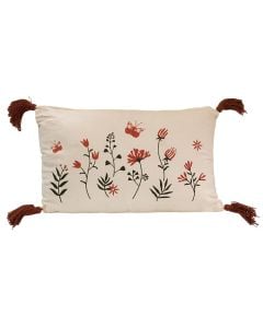 Jastëk dekorativ, 100% pambuk, bezhë, 30x50 cm