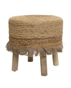 Pupë, 100% jute , bezhë, Dia. 40 x H 40 cm