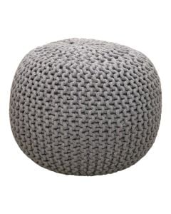 Pupë, 100% pambuk, gri, 40x40x40 cm