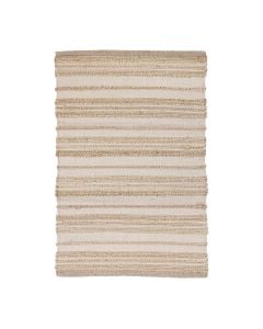 Rug, jute/cotton, beige, 50x80 cm