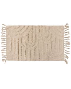 Rug, 50% jute & 50% cotton, natural/ivory, 50x80 cm