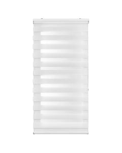 Grilë zebra DUOLUX, 100% poliestër, e bardhë, 80x180 cm