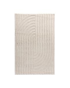Lemans carpet, polypropylene/frieze, light beige, 133x190 cm