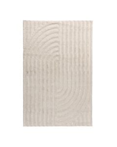 Lemans carpet, polypropylene/frieze, light beige, 160x230 cm