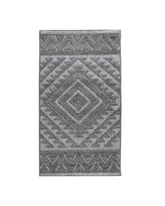 Lemans rug, polypropylene/frieze, anthracite, 80x150 cm