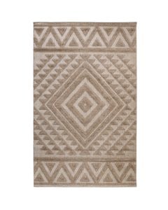 Lemans carpet, polypropylene/frieze, dark beige, 200x300 cm