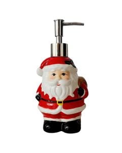 Mbajtese sapuni te lengshem, motive Christmas, Santa, qeramike, 10.2x9.8x19.2 cm