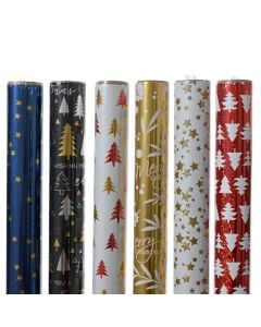 Leter paketimi me motive Christmas, L200xH70 cm