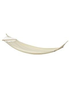 Hammock swing, polyester, beige color, L200x100 cm