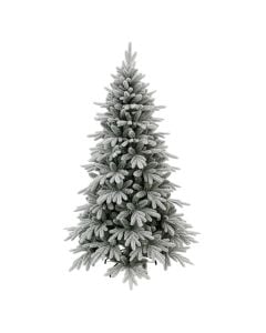 New Year Tree Grandis fir, PE & PVC, green color with snow, 210 cm, 959 branches