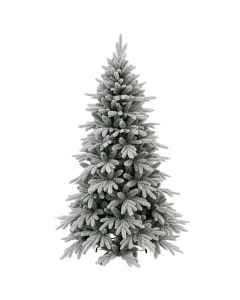 Peme dekoruese per festat e fundvitit, Grandis fir, PE & PVC, ngjyre jeshile me debore, 240 cm, 1205 dege