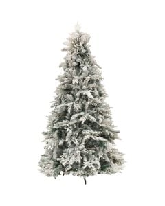 Peme dekoruese per festat e fundvitit, Freiburg pine, PE & PVC, ngjyre jeshile me debore, 300 cm, 2808 dege