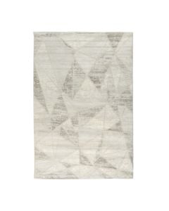 Carpet Reflection, polyester/heatset, cream/light grey, 133x190 cm