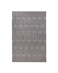 Carpet Dolce, 100% polyester, grey/grey, 133x190 cm