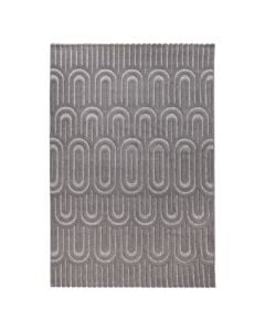 Carpet Dolce, 100% polyester, grey/grey, 160x230 cm