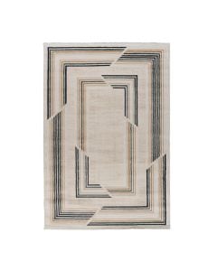 Tapet Meredith, polipropilen dhe poliestër/hitset, krem, 133x190 cm