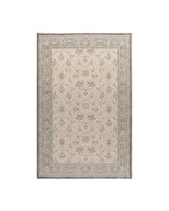 Carpet Elit Plus, shinny polyester, cream/light grey, 133x190 cm