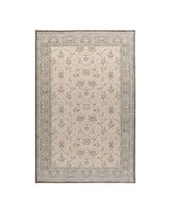 Carpet Elit Plus, shinny polyester, cream/light grey, 160x230 cm
