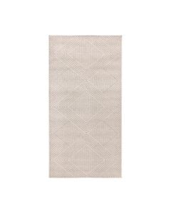 Twist rug, polyester/heatset, beige/cream, 80x150 cm